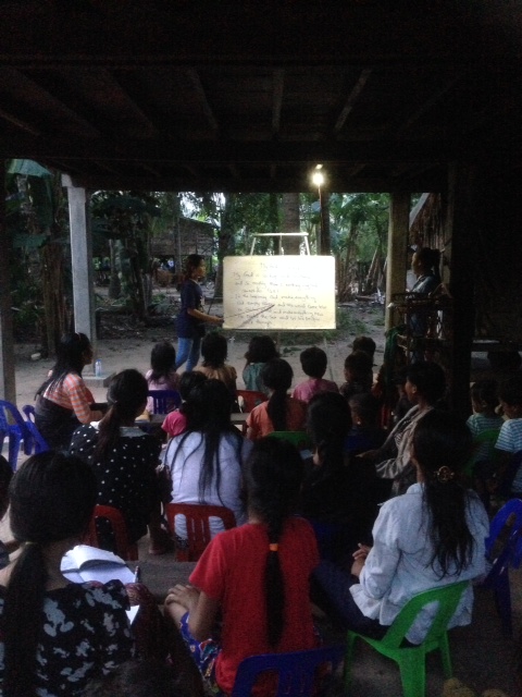 Daytime a teacher - evenings she shares the Gospel and teaches English